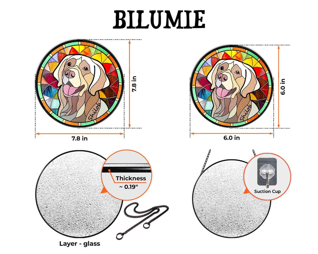 Personalized Parrot Portrait Glass Suncatcher, Bird Memorial Gift, Pet Portrait From Photo Suncatcher, Bird Lover Gift, Pet Memorial Gift. SCCBILUMMIE33