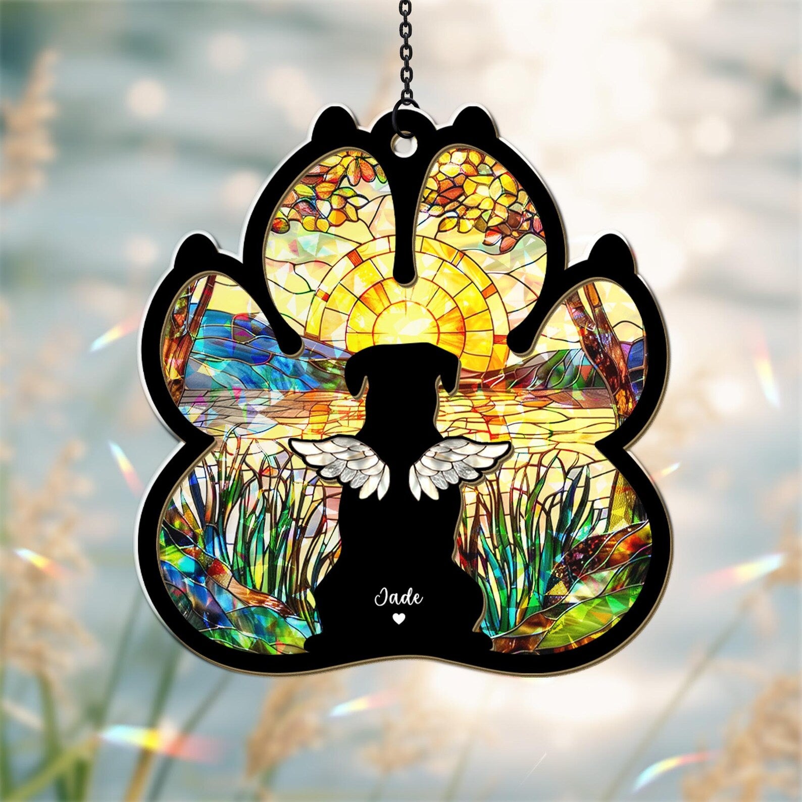 Personalized Dog Hologram Ornament, Custom Dog Loss Gift, Pet Memorial Gift, Pet Loss Sympathy Gift, Dog Lover Gift, Loss Of Pet Gift. SCCBILUMMIE39