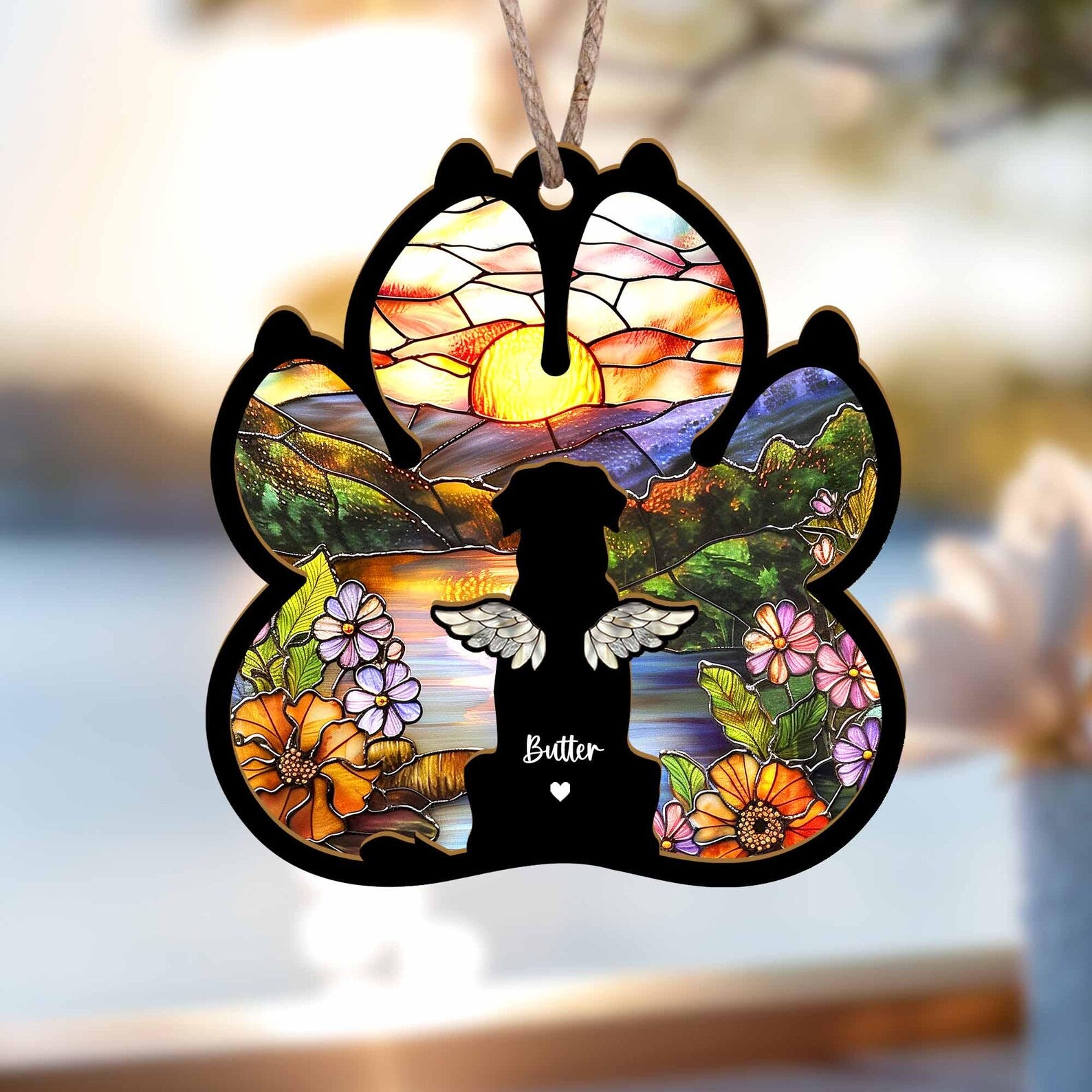 Personalized Dogs Memorial Gift, Custom Pet Memorial Suncatcher, Loss of Dogs Gift, Pet Memorial Gift, Dog Loss Sympathy Gift, Pet Gifts. SCCBILUMMIE7