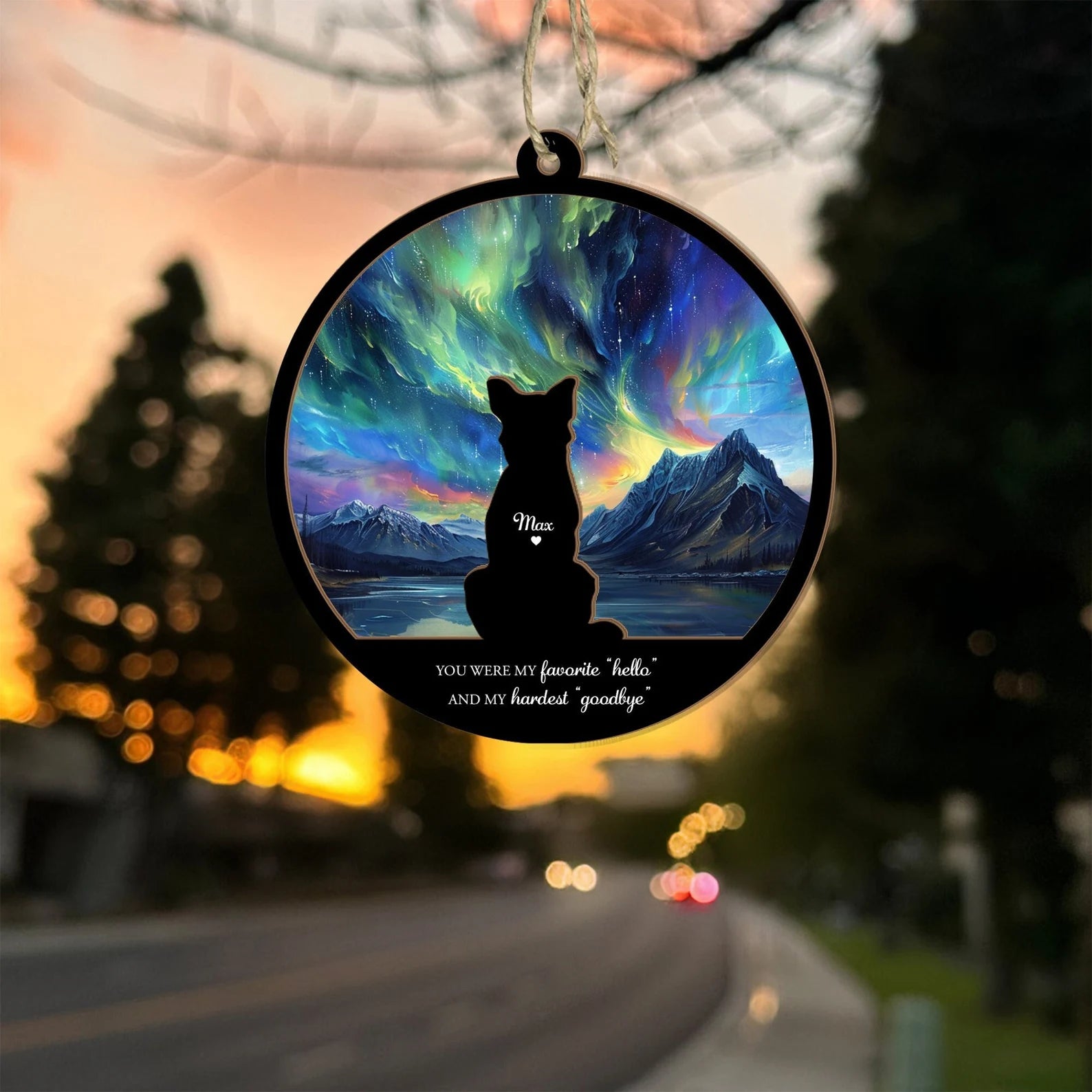 Personalized Loss Of Dog Gift, Pet Memorial Suncatcher, Dog Memorial Gift, Pet Loss Sympathy Gift, Dog Sympathy Gift, Pet Suncatcher. SCCBILUMMIE46