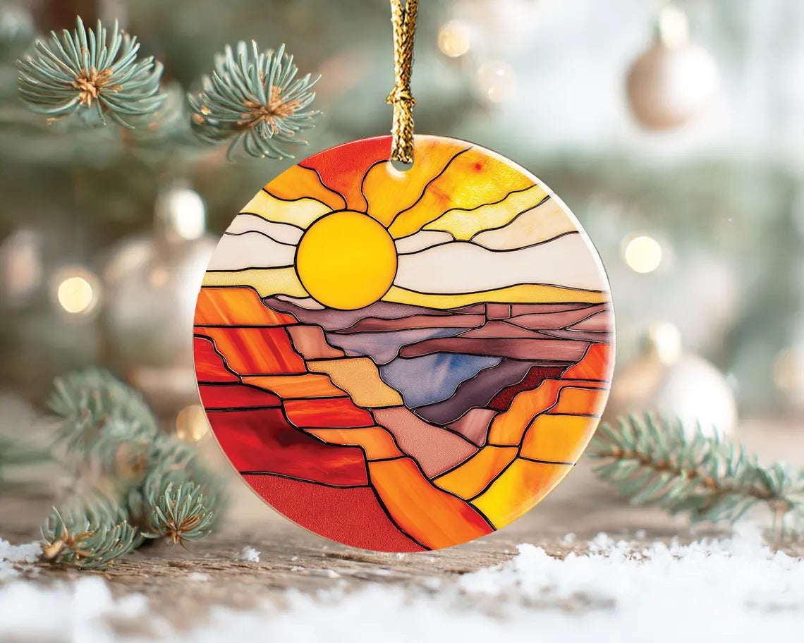 Grand Canyon Arizona Ornament, National Park Christmas Ornament, Grand Canyon National Park Gift, Christmas Decoration, Christmas Gifts. COBILUMIE83