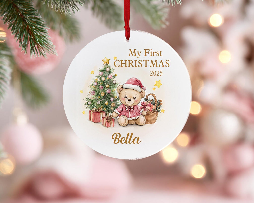 Personalized Baby's First Christmas Ornament, New Baby Ornament, Kid Christmas Gift, Newborn Gifts, Baby Christmas Gift, Christmas Decor. COBILUMIE41