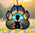 Custom Dog Rainbow Bridge Suncatcher, Dog Memorial Suncatcher, Loss of Pet Gift, Dog Remembrance Gift, Gift For Dog Lovers, Window Hanging. SCCBILUMMIE20