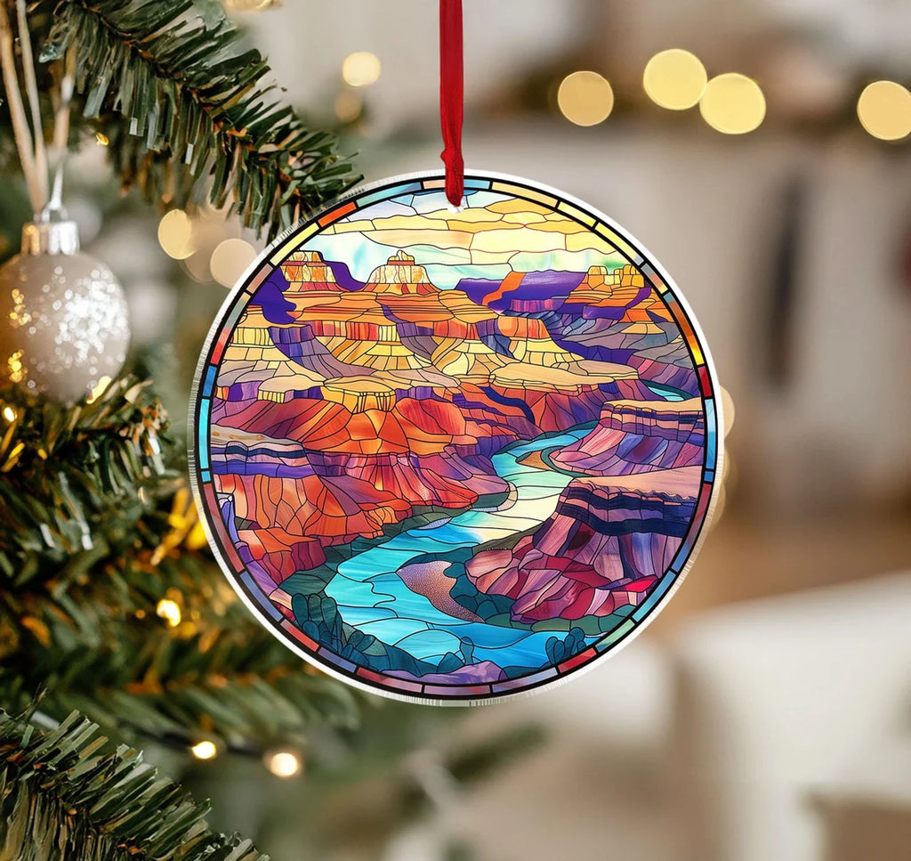 Grand Canyon National Park Ornament, National Park Christmas Ornament, US National Parks Gifts, Christmas Decoration, Christmas Gifts. COBILUMIE84