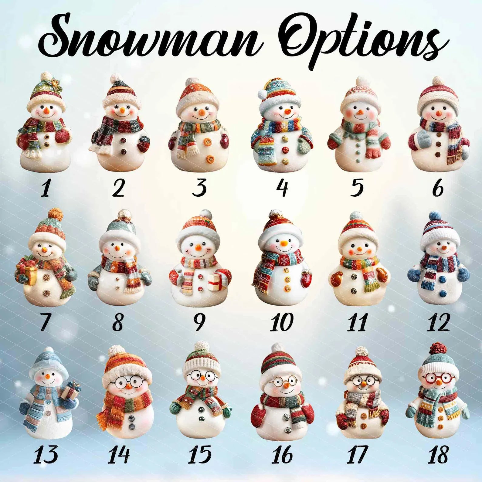 Custom Grandma Snowman Christmas Ornament, Custom Snowman Family Ornament, Grandma Gift, Gift For Grandparents, Christmas Tree Decor COBILUMIE45
