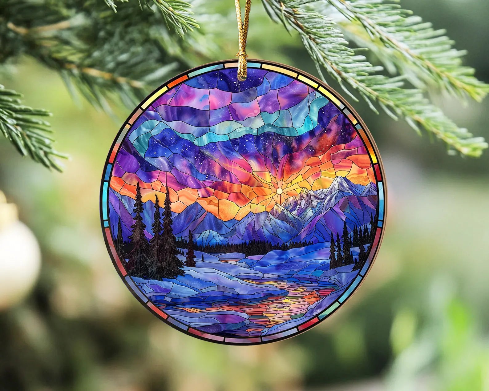 Denali National Park Ornament, National Park Christmas Ornament, US National Parks Ornament, Christmas Decoration, Christmas Gifts. COBILUMIE14