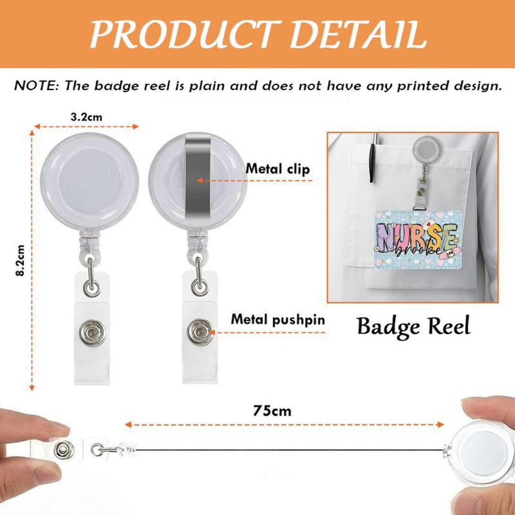 Personalized Nurse ID Badge Holder, Gift For Nurse, RN NICU Gift, Nurse School Badge Holder, New Nurse Gift, Doctor Gift, Nurse Stuff. BHBILIMIE3