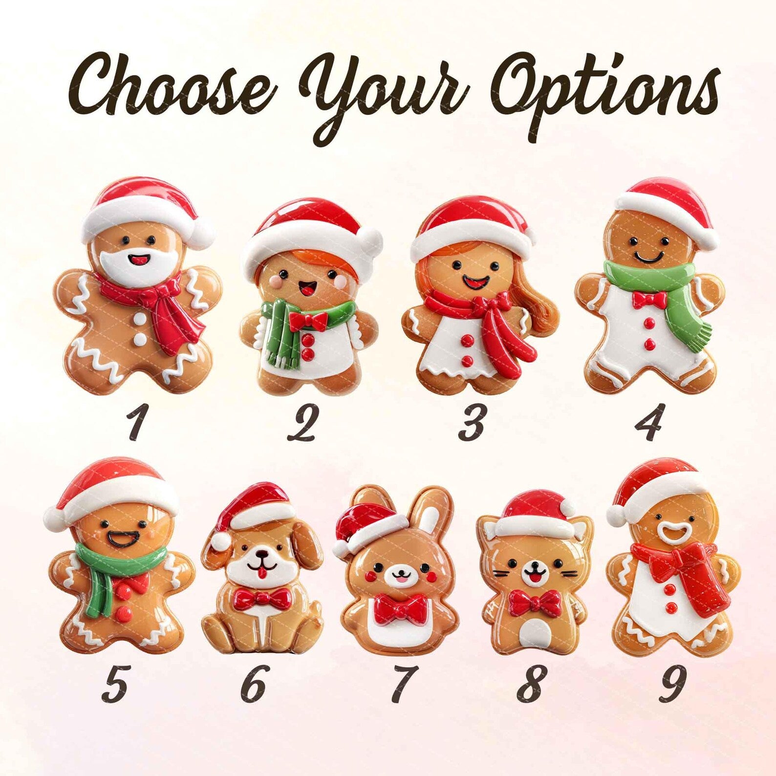 Personalized Gingerbread Ornament, Custom Gingerbread Family With Pet Ornament, Family Christmas Gift, Holiday Keepsake, Christmas Decor.  COBILUMIE60