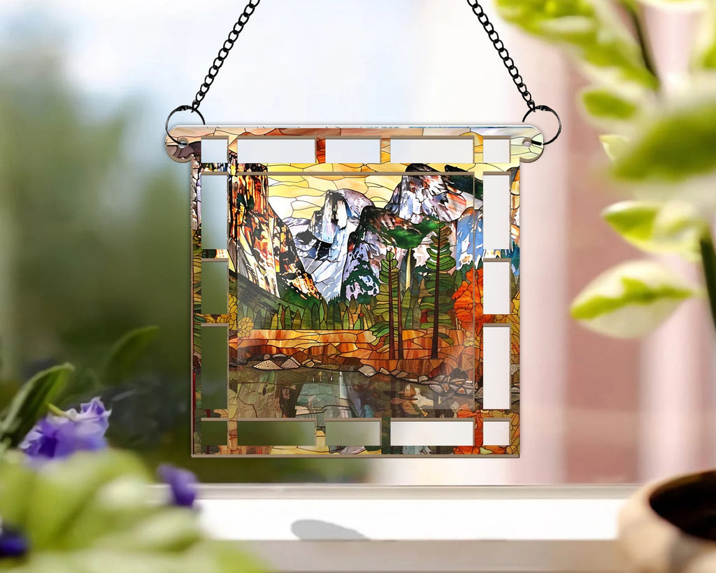 Yosemite National Park Suncatcher, Yosemite National Park Gift, US National Parks Window Hangings, Window Decor, Housewarming Gift. SCBILUMIE17