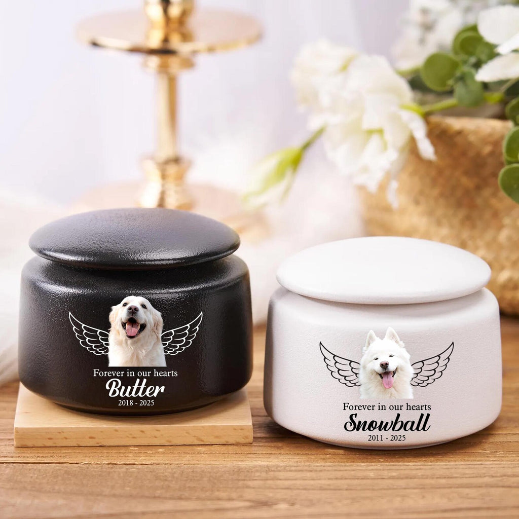 Personalized Pet Urn, Pet Memorial Gift, Urn For Dog, Pet Fur Memorial Keepsake, Pet Loss Gift, Dog Loss Sympathy Gift, Gift for Pet Lovers. MGBILUMIE4