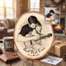 Custom Grandpa Portrait From Photo Wooden Sign, Custom Dad Photo Gift, Father's Day Gift, Gift For Dad, Grandpa Gift From Grandkids. FDBILUMIE29