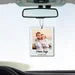 Personalized Dad Portrait From Photo Car Ornament, Custom Dad Gift, Father's Day Gift, Dad Birthday Gift, Car Hanging, Gift For Husband. FDBILUMIE30