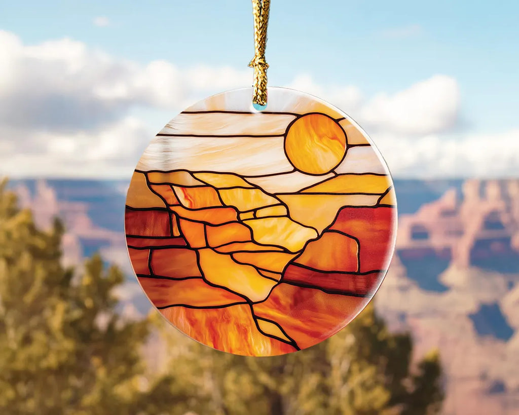 Grand Canyon Arizona Ornament, National Park Christmas Ornament, Grand Canyon National Park Gift, Christmas Decoration, Christmas Gifts. COBILUMIE83