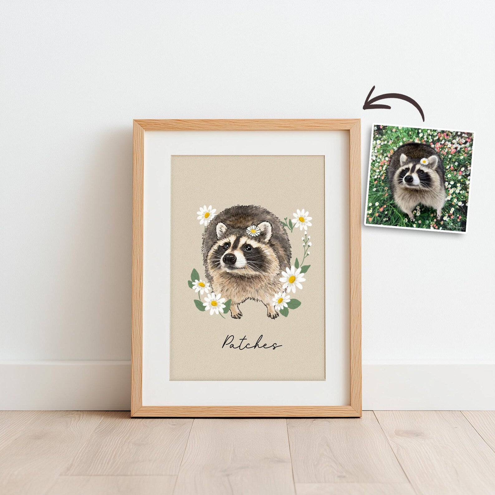 Custom Pet Portrait From Photo Poster, Custom Dog Portrait Poster, Pet Portrait Art, Pet Memorial Gift, Dog Mom Gift, Pet Lover Gift. PTBILUMIE1