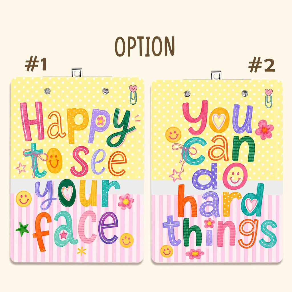 Personalized Teacher Name Clipboard, Custom Motivational Teacher Appreciation Gift, Back To School Gift, Best Teacher Gift, School Supplies. BTSBILUMIE7