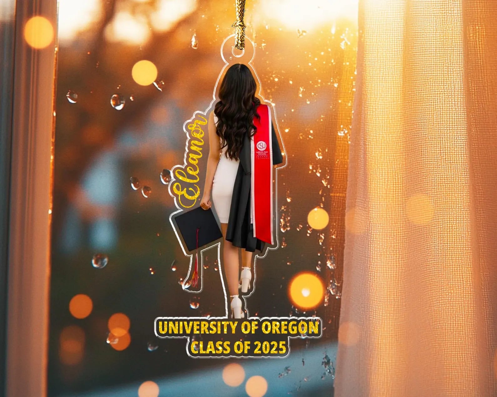 Custom Graduation Photo Ornament, Class of 2027 Ornament, High School Graduation Gift For Daughter, College Graduated Gift, Gift For Her. GDFDBILUMIE6