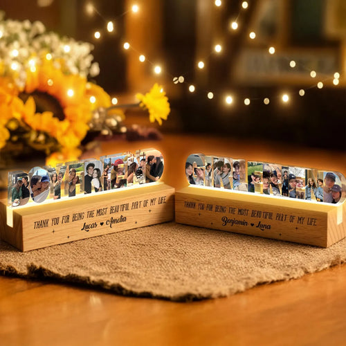 Custom Boyfriend Photo Night Light, Couple Photo Gift, Valentines Gift, Gift for Couple, Anniversary Gift, Gift for Him, Romantic Gift.NLFRBILUMIE11