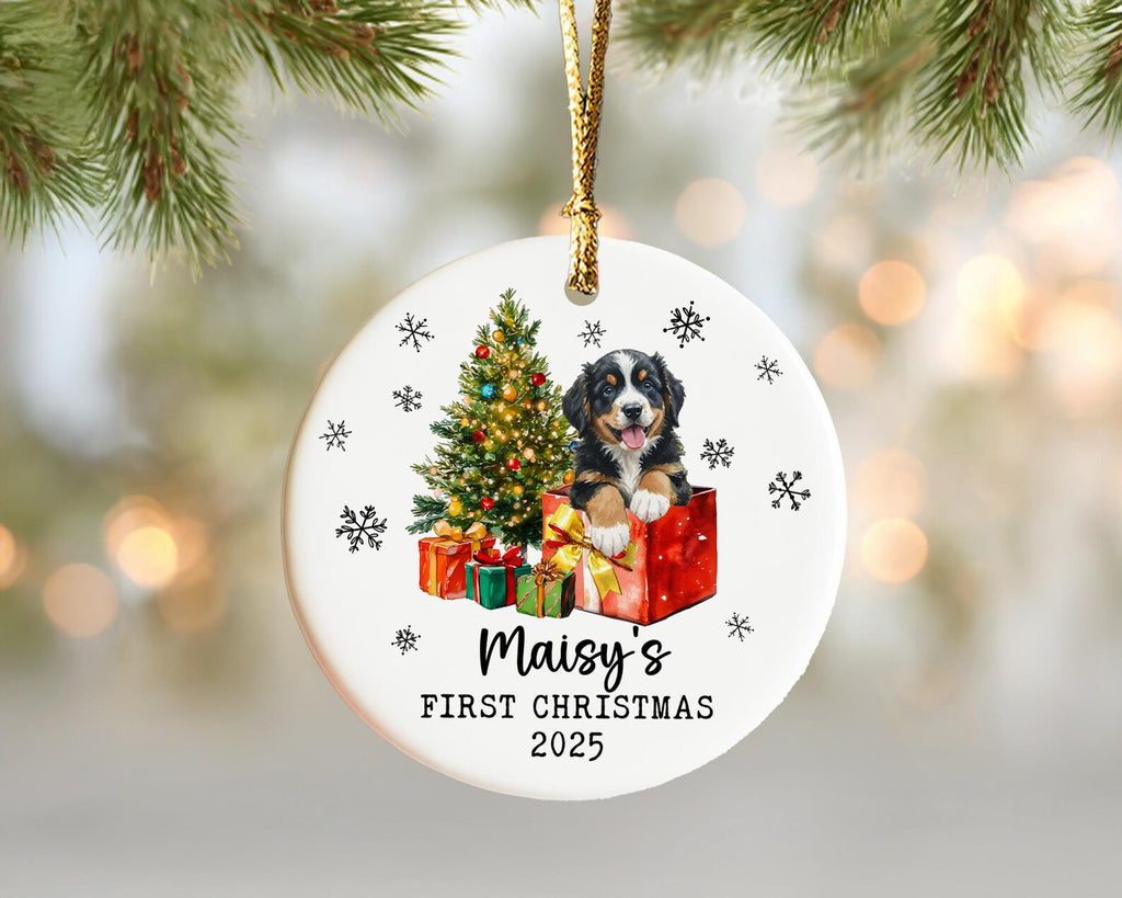 Custom Pet's First Christmas Ornament, Custom Pet Photo Ornament, Dog Christmas Gift, New Dog Gift, Puppy Ornament, Christmas Decor COBILUMIE55
