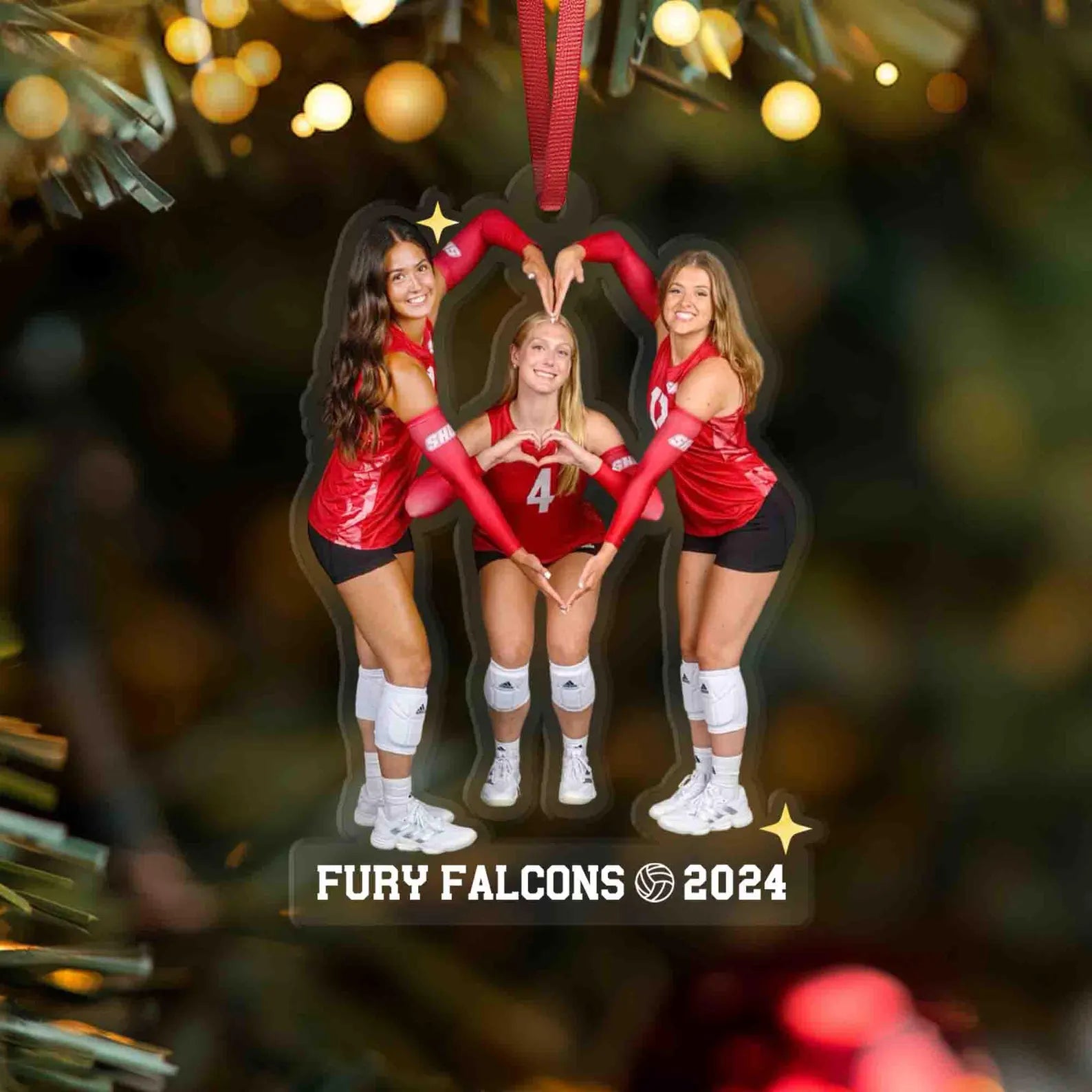 Personalized Volleyball Christmas Ornament, Custom Sport Photo Ornament, Volleyball Team Gift, Sport Player Gift, Christmas Decoration. COBILUMIE36