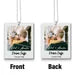 Personalized Dad Portrait From Photo Car Ornament, Custom Dad Gift, Father's Day Gift, Dad Birthday Gift, Car Hanging, Gift For Husband. FDBILUMIE30