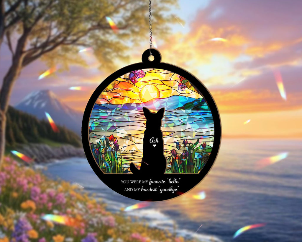Custom Dog Loss Hologram Ornament, Custom Dog Memorial Gift, Pet Sympathy Gift, Pet Memorial Ornament, Dog Lover Gift, Loss Of Pet Gift SCCBILUMMIE35