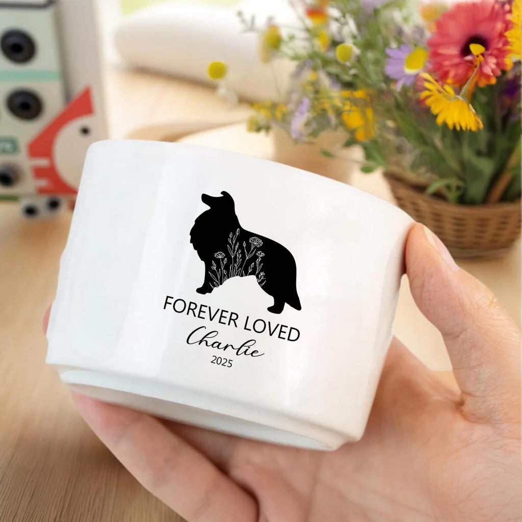 Custom Dog Memorial Planter, Custom Dog Plant Pot, Dog Memorial Gift, Loss of Dog Sympathy Gift, Pet Loss Gift, Pet Memorial Gift. MGBILUMIE5