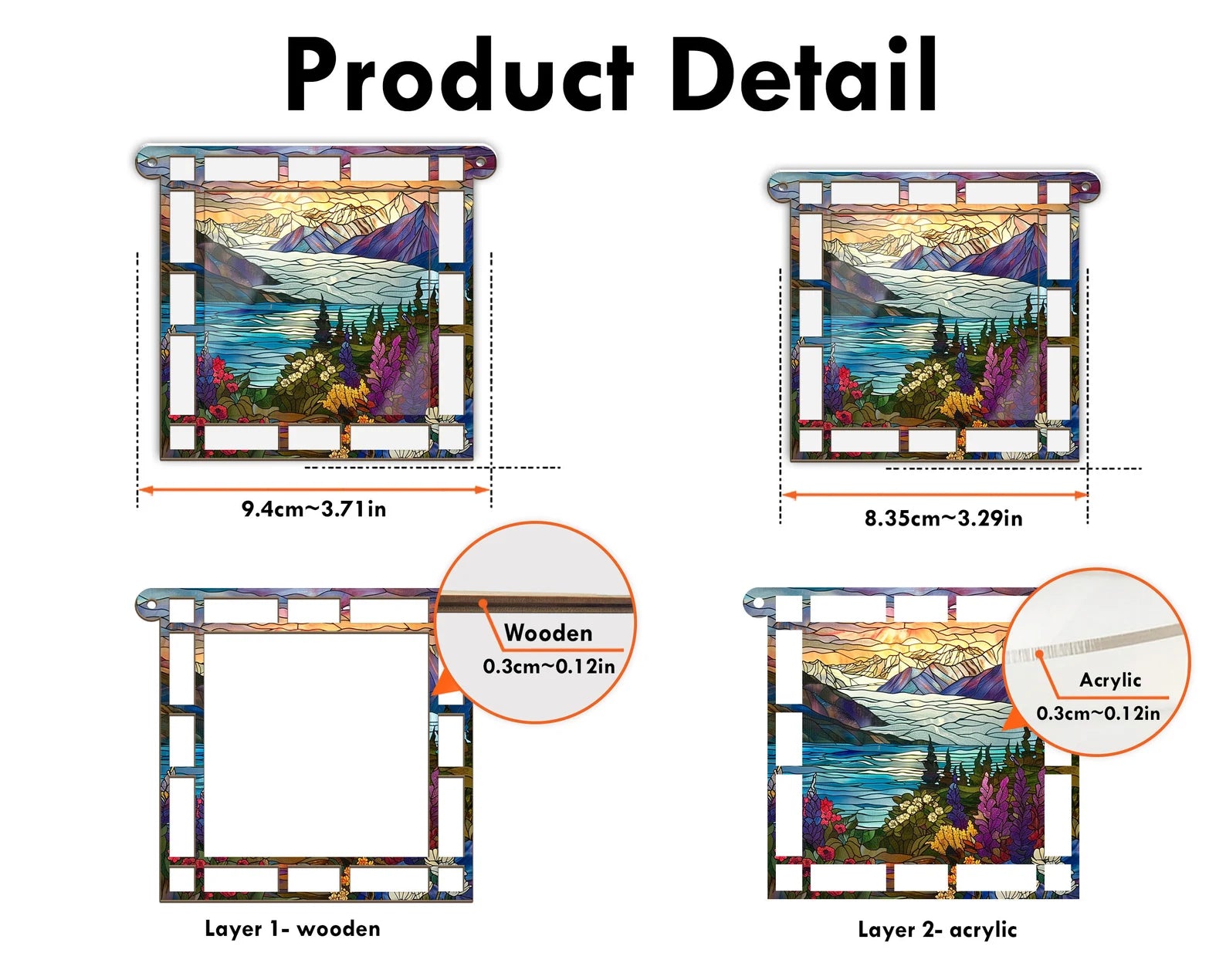 Kenai Fjords National Park Window Hangings Suncatcher, National Park Gifts, US National Parks Suncatcher, Window Decor, Housewarming Gift. SCBILUMIE19