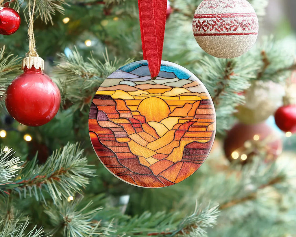 Grand Canyon Arizona Ornament, National Park Christmas Ornament, Grand Canyon National Park Gift, Christmas Decoration, Christmas Gifts. COBILUMIE83