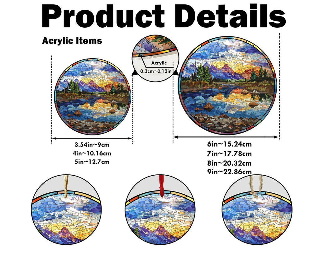 Grand Teton National Park Christmas Ornament, US National Parks Gifts, National Park Ornament, Christmas Tree Decoration, Christmas Gifts. COBILUMIE87