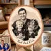 Custom Grandpa Portrait From Photo Wooden Sign, Custom Dad Photo Gift, Father's Day Gift, Gift For Dad, Grandpa Gift From Grandkids. FDBILUMIE29
