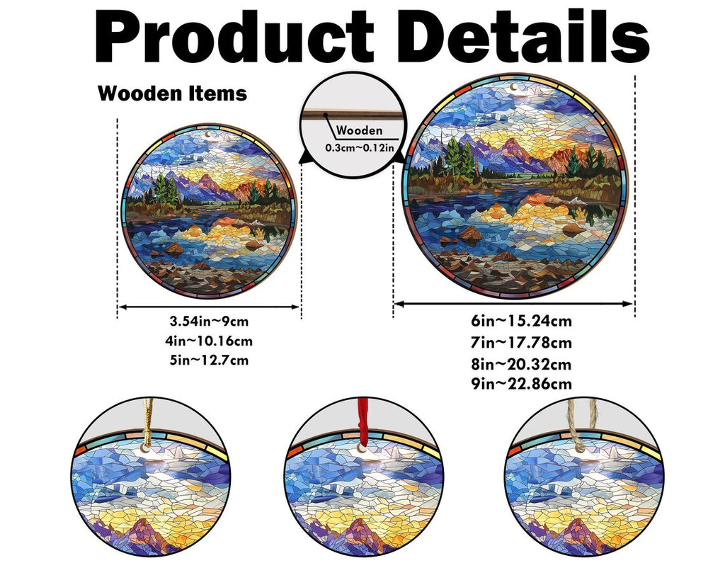 Grand Teton National Park Christmas Ornament, US National Parks Gifts, National Park Ornament, Christmas Tree Decoration, Christmas Gifts. COBILUMIE87