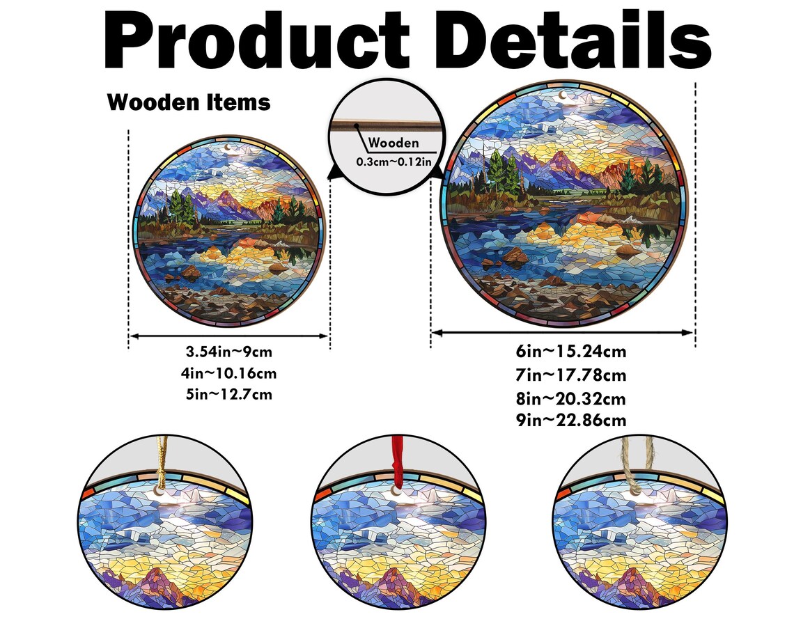 Grand Teton National Park Christmas Ornament, US National Parks Gifts, National Park Ornament, Christmas Tree Decoration, Christmas Gifts. COBILUMIE87