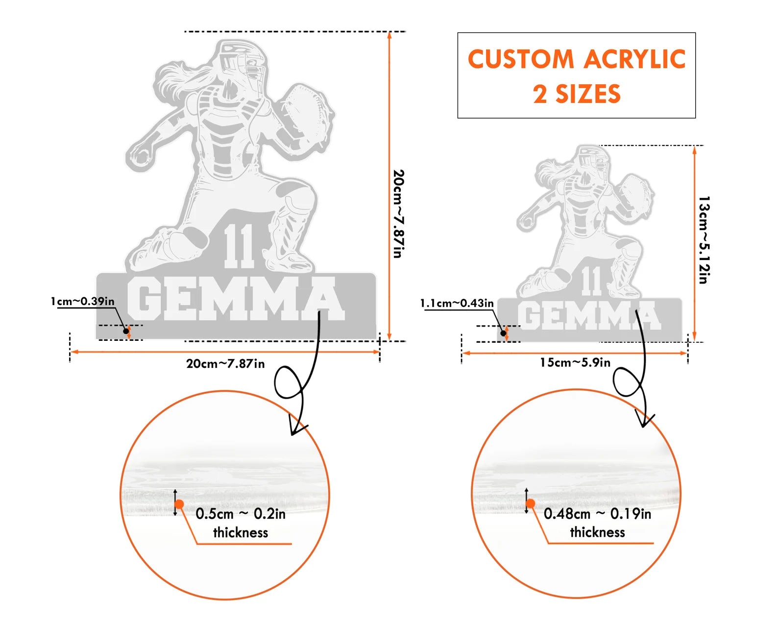 Personalized Softball Night Light, Custom Kids Names And Numbers, Softball Player Gift, Softball Girl Gift, Softball Coach Gift. NLFRBILUMIE8