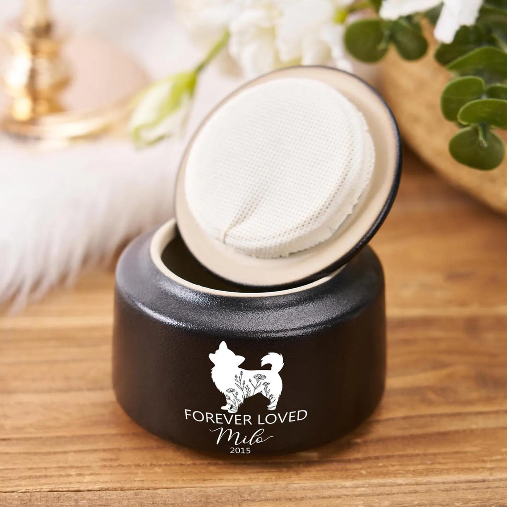 Personalized Dog Memorial Urn, Pet Memorial Gift, Urn For Dog, Pet Fur Memorial Keepsake, Dog Loss Sympathy Gift, Gift For Dog Mom. MGBILUMIE2