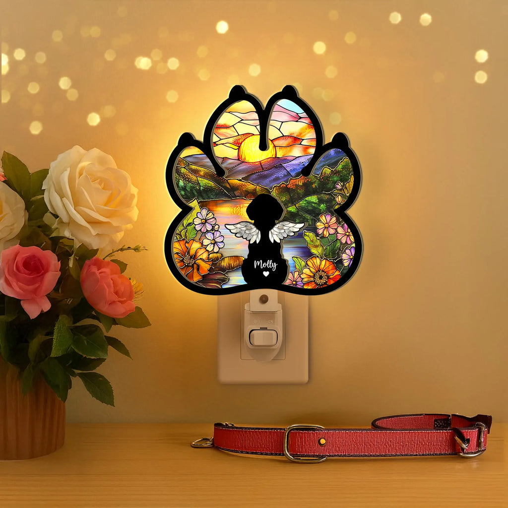 Custom Dog Loss Memorial Night Light, Custom Dog Memorial Gift, Pet Memorial Gift, Loss of Dog Sympathy Gift, Dog Remembrance Gift. SCCBILUMMIE48