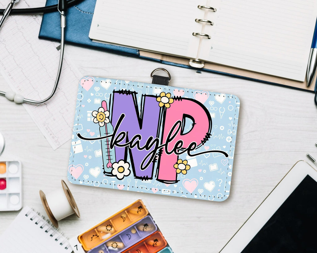 Personalized Nurse ID Badge Holder, Gift For Nurse, RN NICU Gift, Nurse School Badge Holder, New Nurse Gift, Doctor Gift, Nurse Stuff. BHBILIMIE3