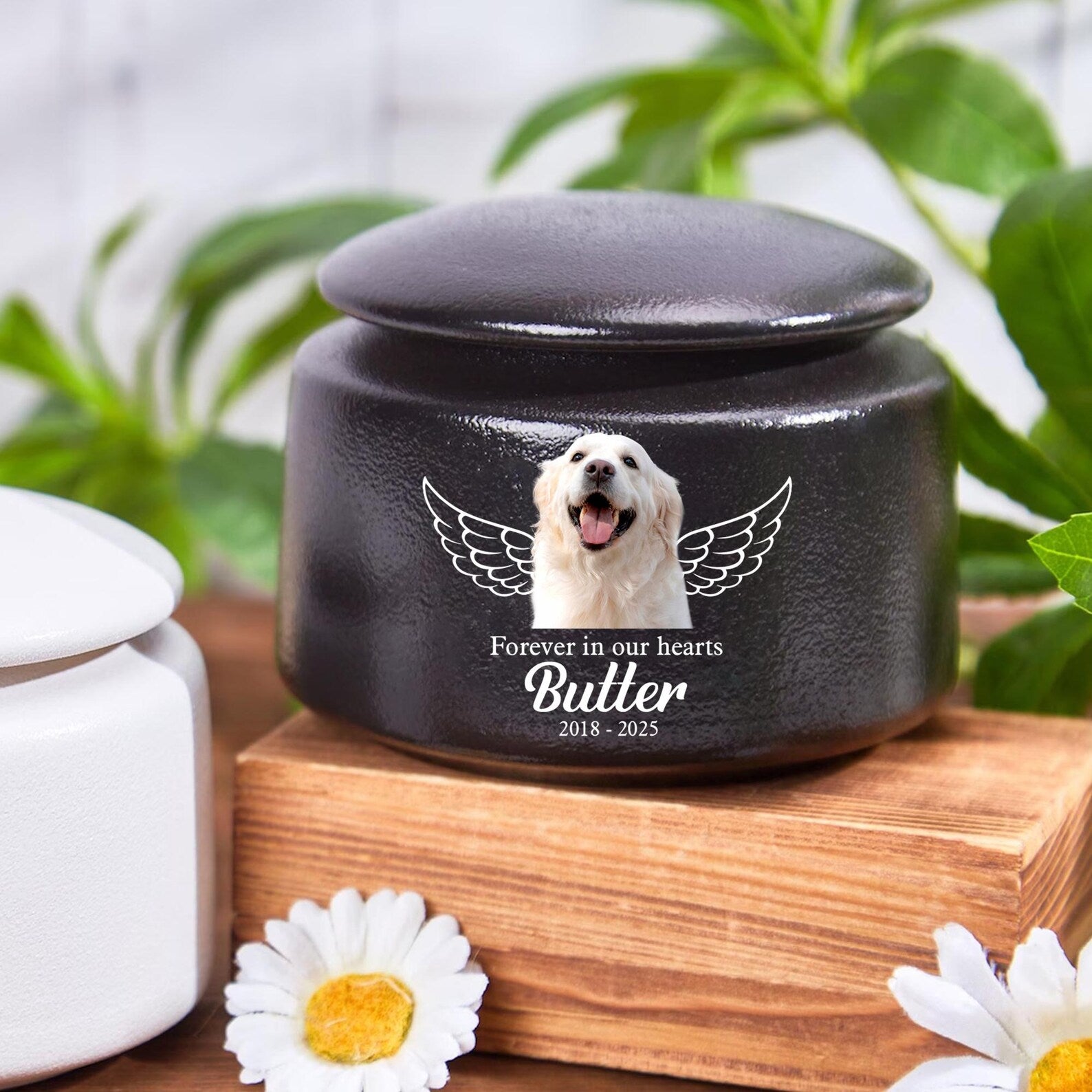 Personalized Pet Urn, Pet Memorial Gift, Urn For Dog, Pet Fur Memorial Keepsake, Pet Loss Gift, Dog Loss Sympathy Gift, Gift for Pet Lovers. MGBILUMIE4