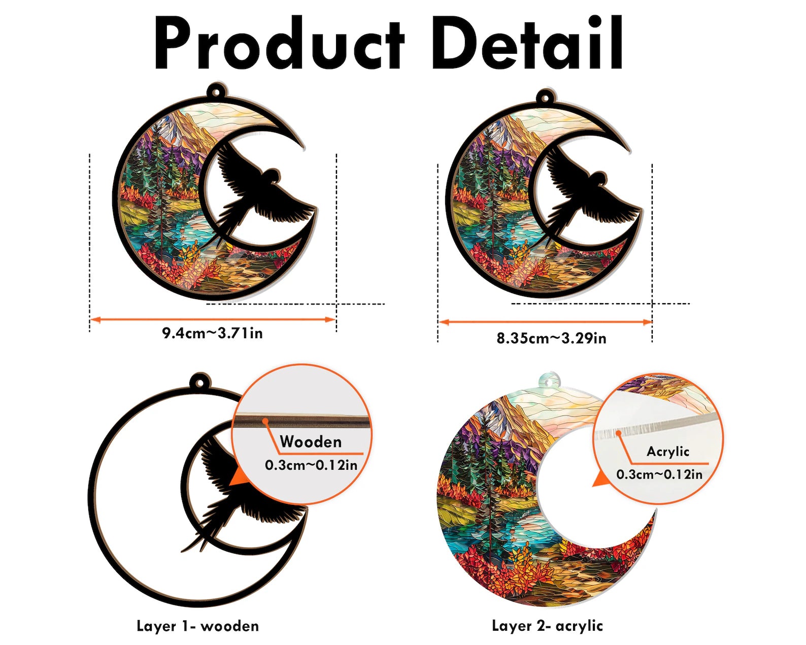 Personalized Parrot Memorial Suncatcher, Bird Memorial Gift, Cockatiel Gift, Loss Of Pet Sympathy Gift, Loss of Parrot Gift, Bird Lover Gift. SCCBILUMMIE38