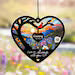 Custom Dad Memorial Suncatcher, Loss Of Dad Sympathy Gift, In Loving Memory Gift, Loss Of Father Gift, Remembrance Gift, Window Hanging. FDBILUMIE26